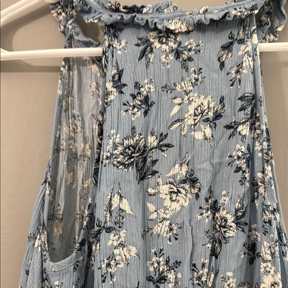 band of gypsies Floral Blue Kids Dress - Picture 6 of 7